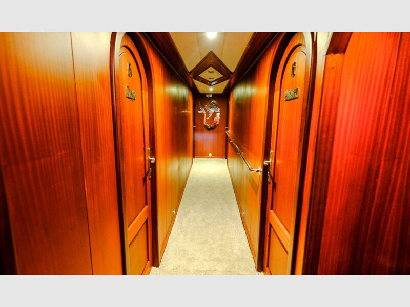 Ada Deniz gulet yacht interior hallway