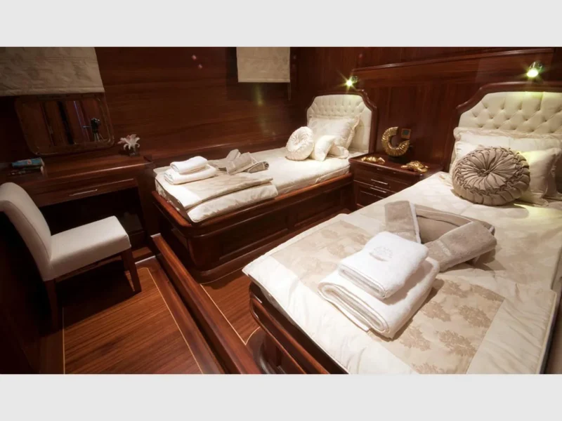 Arif Kaptan A gulet interior twin cabin