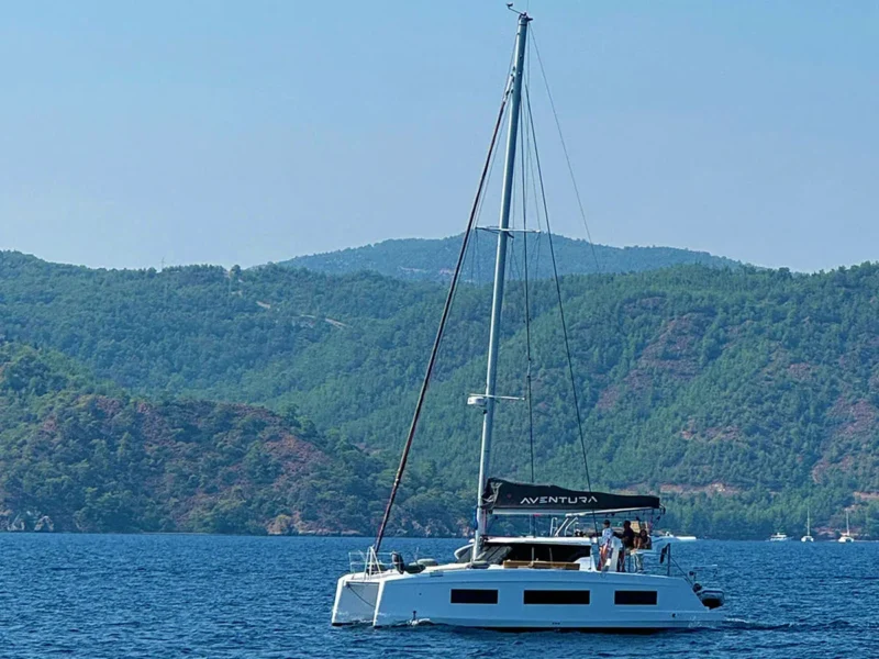 Aventura 37 catamaran charter Fethiye
