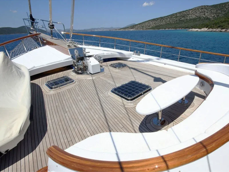 Caner 4 gulet outdoor fore deck