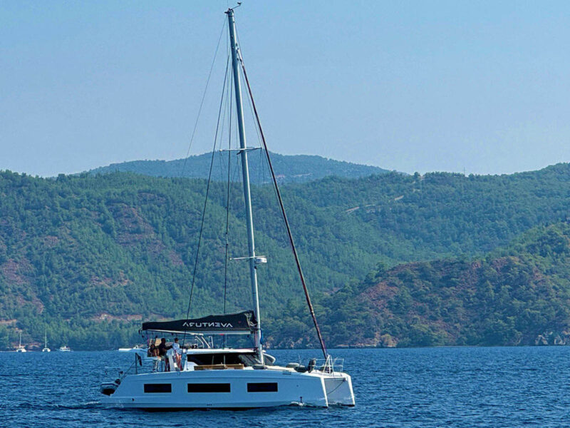 Aventura 37 catamaran charter Fethiye