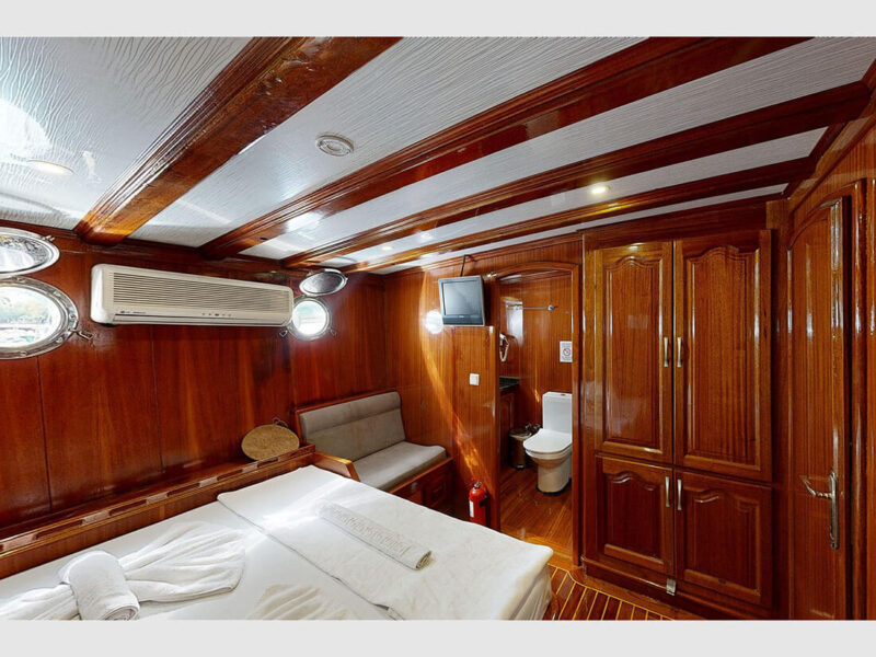 Diamond Lila charter gulet interior double cabin