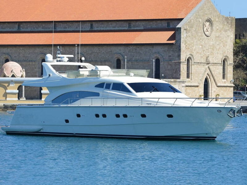 Ferretti 68 Mary rhodes yacht charter