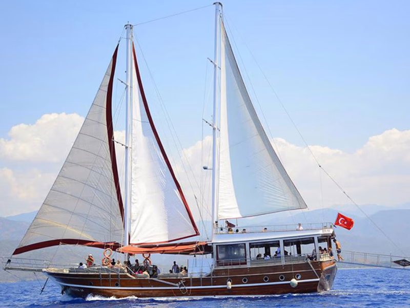 Fethiye 12 Islands Boat Trip Sailing Gulet Tour