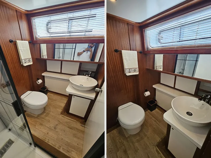 Gulet Arni double cabin bathroom