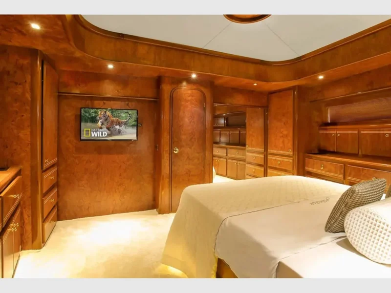 Julem-1 charter motor yacht interior fore VIP cabin