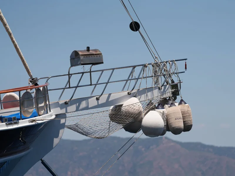 Kocaoglan-1 gulet bowsprit