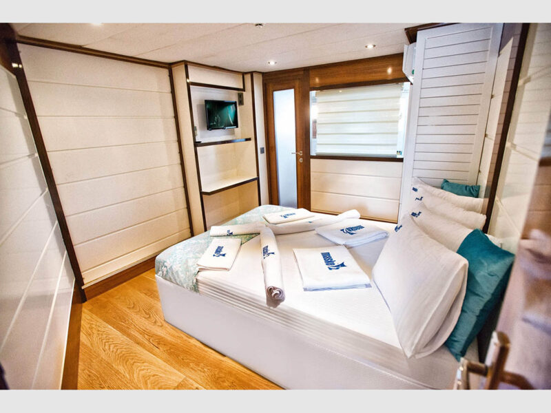 Maske-2 charter gulet interior double cabin Acelya