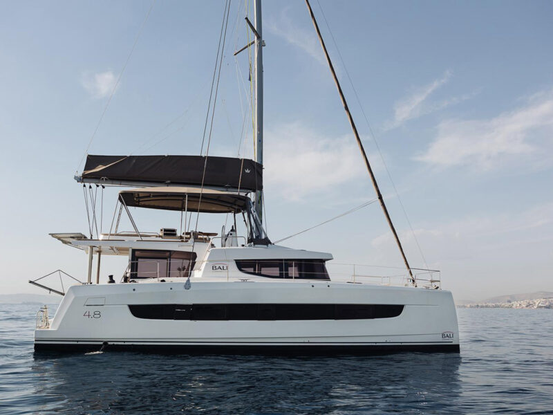 bali 4.8 mykonos catamaran charter