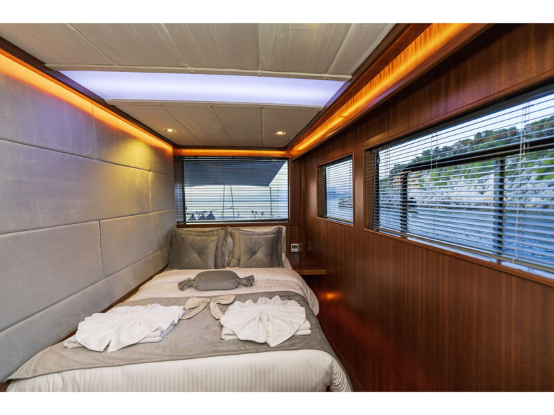 Oggusto Yacht Interior Main Deck Double Cabin