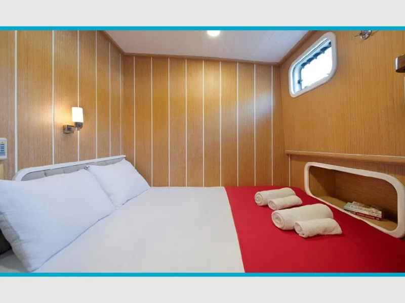 Oguz Bey gulet interior double cabin 1