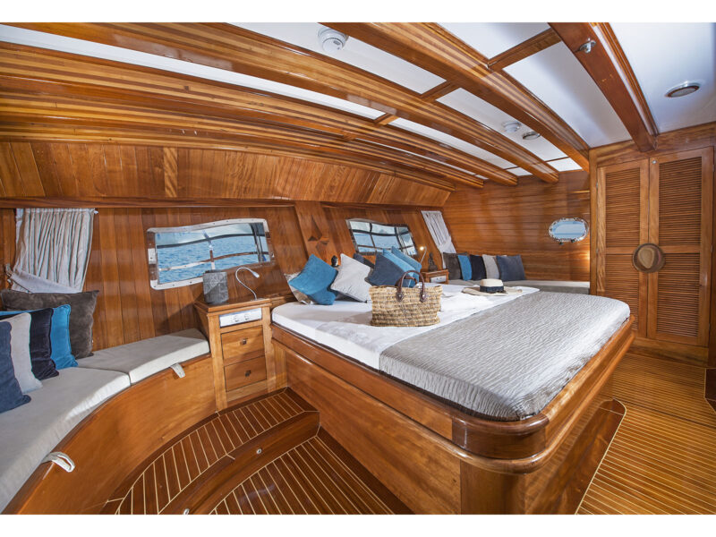 Parss Gulet aft grand master cabin