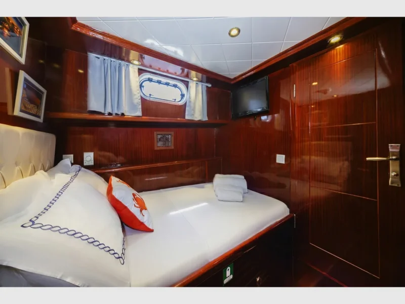 Perla Del Mar 1 gulet interior double cabin 1