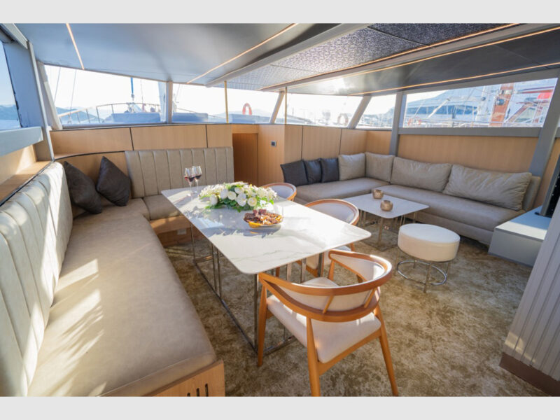 Princess Alize Gulet Interior Saloon