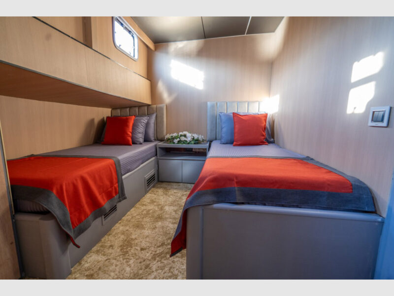Princess Alize Gulet Interior Twin Cabin Port Side