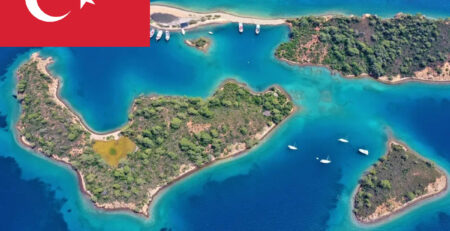 route gocek bays map