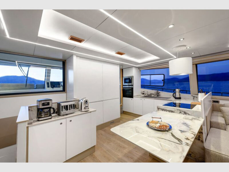 Tanway Trawler Charter Yacht Interior Saloon