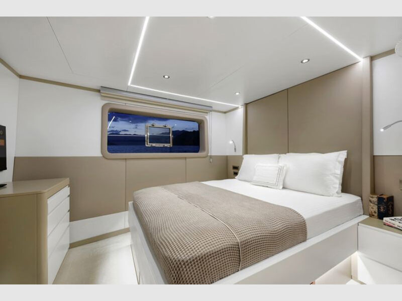 Tanway Trawler Yacht Interior Double Cabin