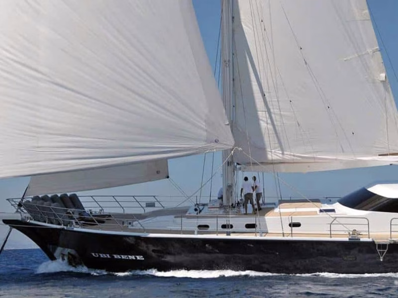 Ubi Bene Gulet Yacht Sailing close-up