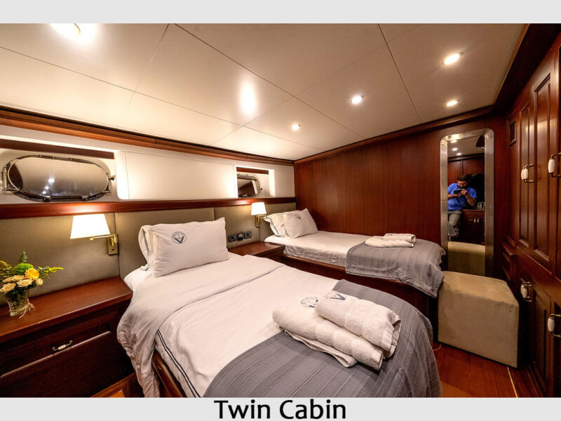 Virtuoso gulet interior twin cabin
