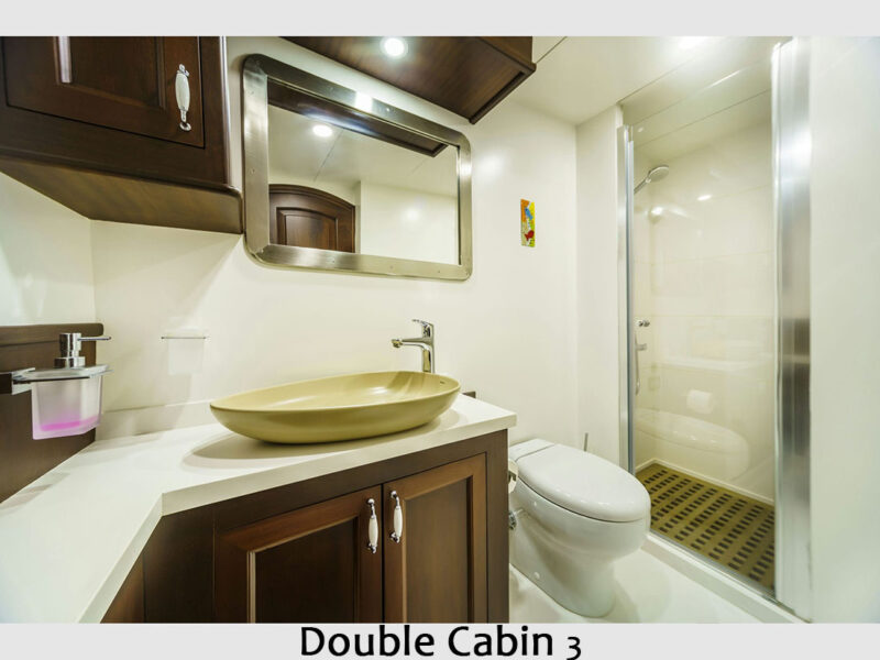 Virtuoso gulet interior double cabin 3 bathroom