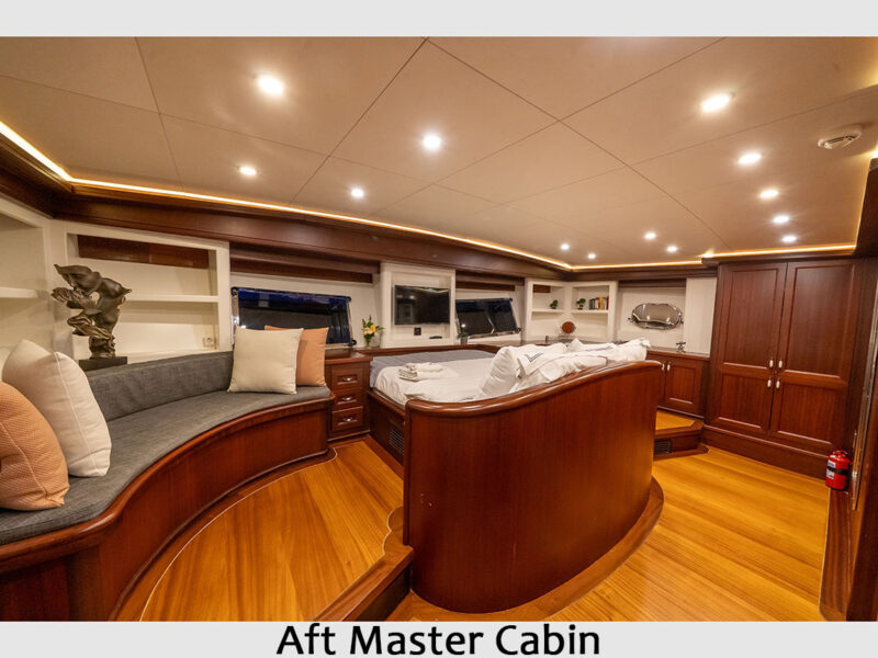 Virtuoso gulet interior aft master cabin