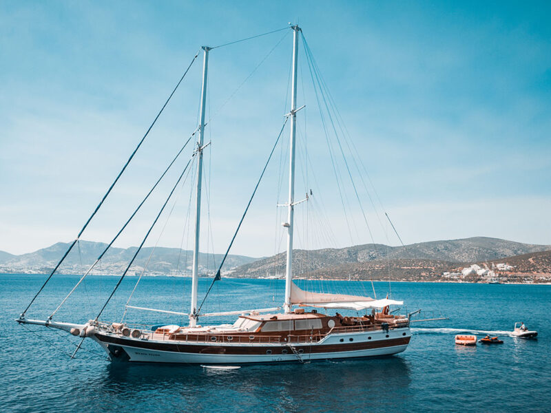 Wicked Felina gulet exterior port side