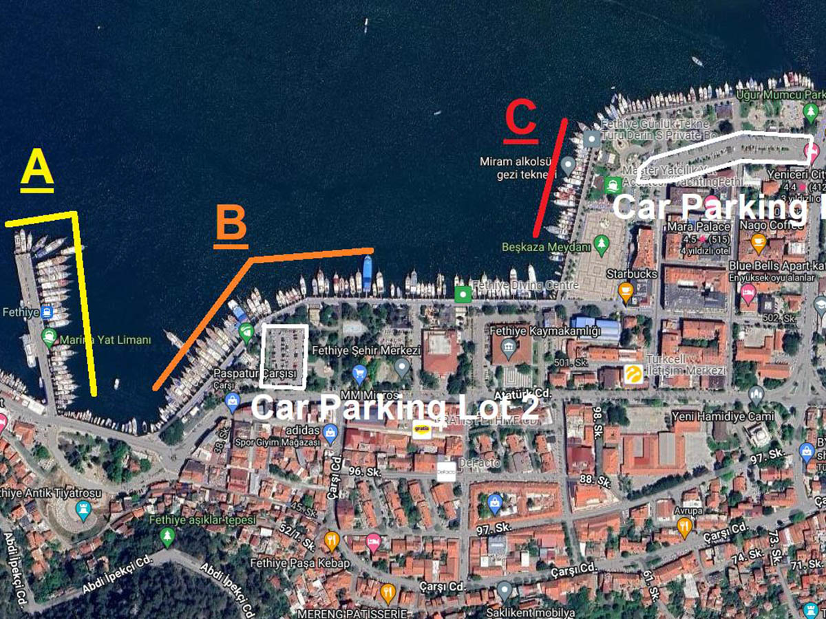 Fethiye port information