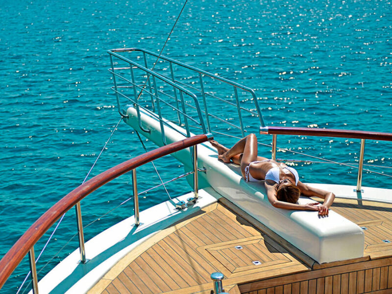 Love Boat Gulet Outdoor Fore Deck Bowsprit