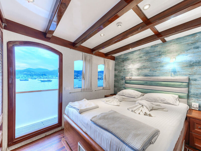 Love Boat Gulet Interior Upper Deck Double Cabin