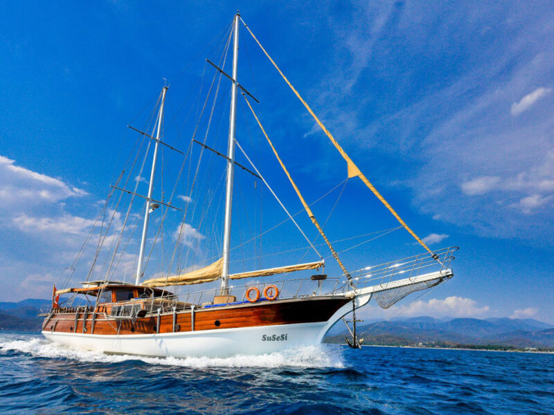 gulet su sesi fethiye yacht charter