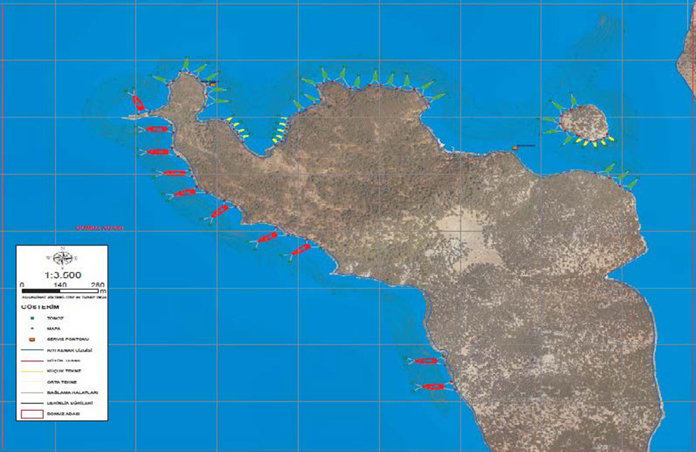 Pig Island Mooring Plan