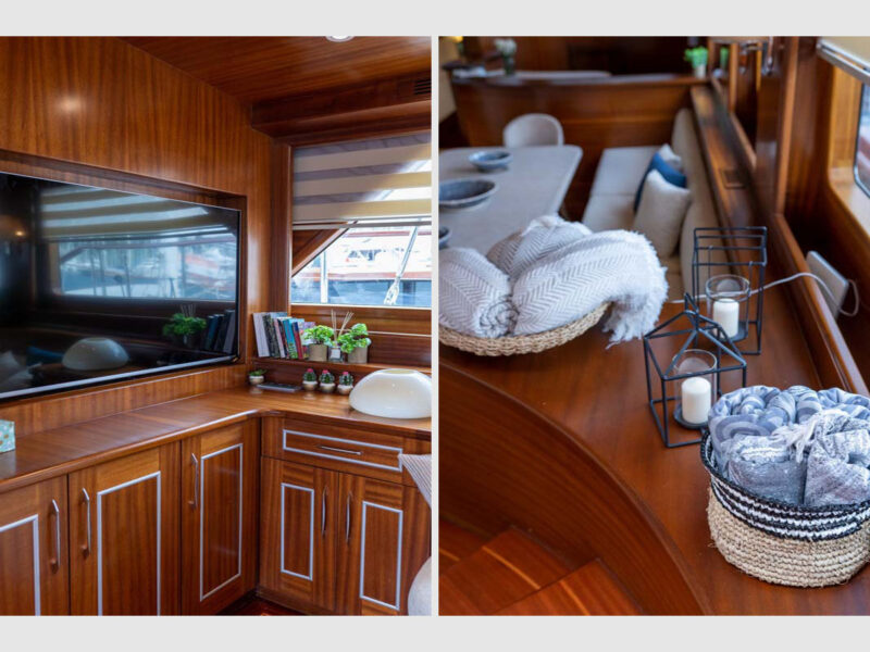 Interior Saloon Details Gulet La Bella Vita
