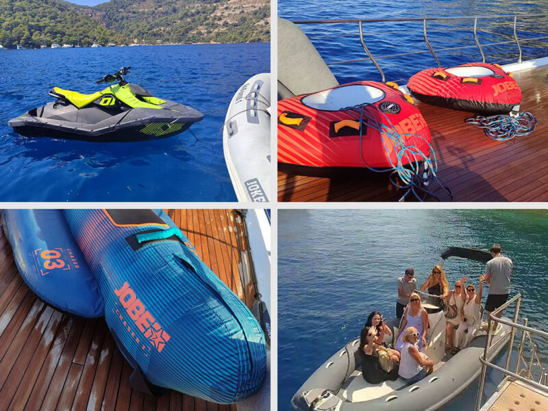 Sarayli-1 gulet water toys on board