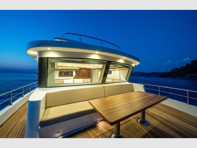By CF Trawler yacht outdoor fore deck