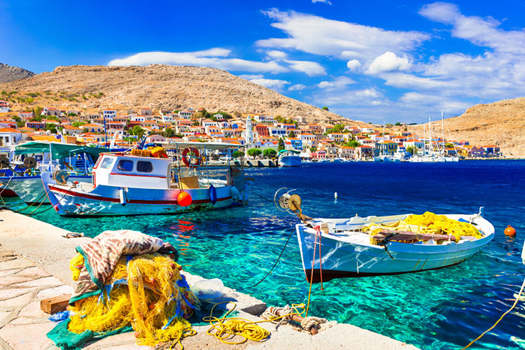 Nimporio Chalki Harbour
