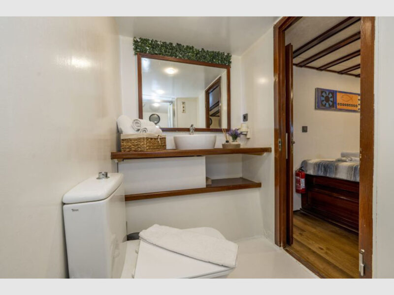 Holiday 10 charter gulet interior triple cabin bathroom