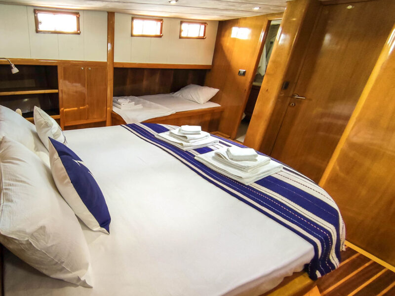 Cagan 2 gulet interior master cabin