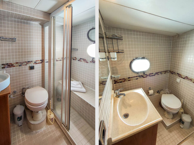 Cagan 2 gulet interior bathrooms