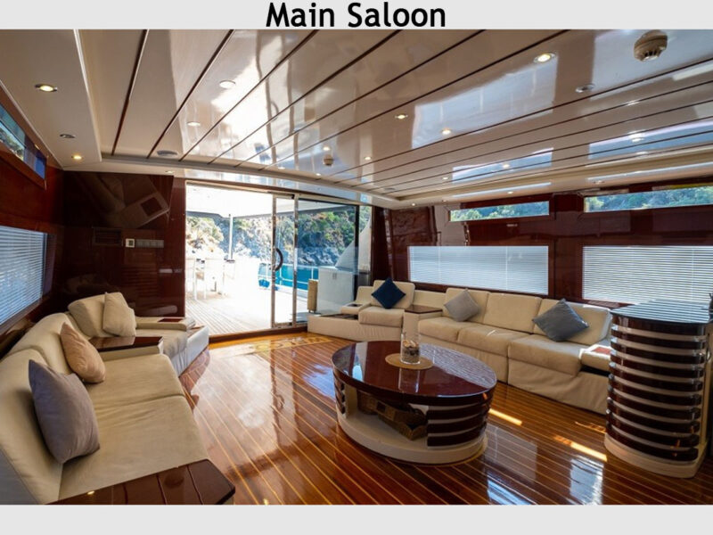 Esma Sultan gulet interior main saloon