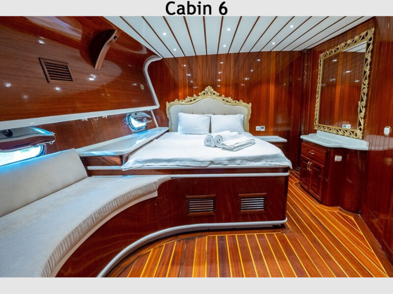 Esma Sultan gulet interior - double cabin no.6