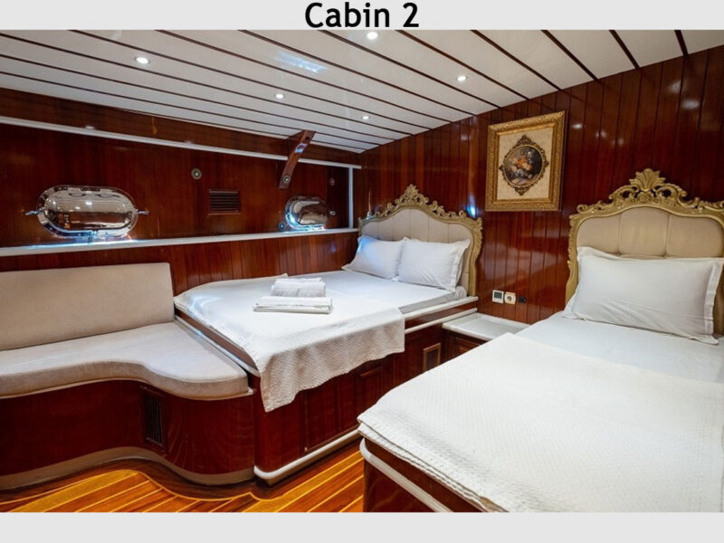 Esma Sultan gulet interior - triple cabin no.2