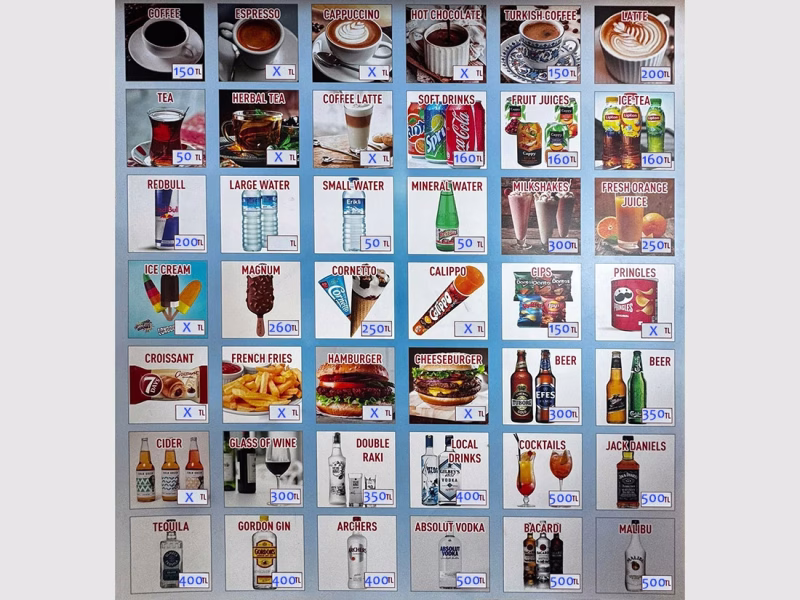 boat bar price list 02/06/2026