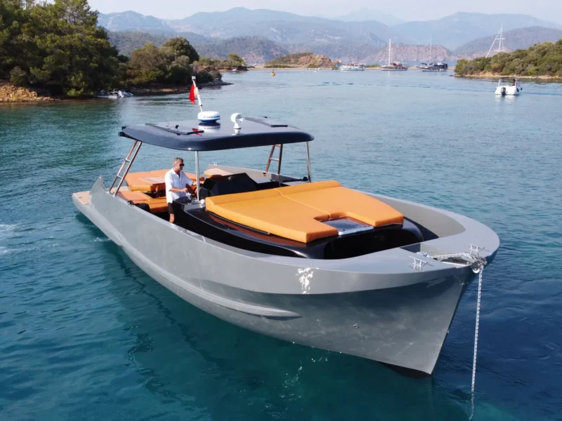Gocek boat trip hourly rent speedboat BB