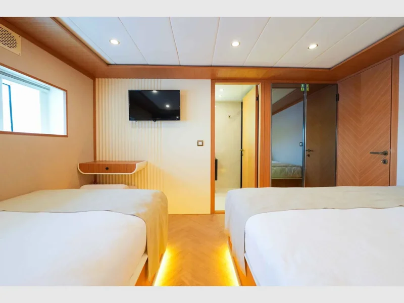 King of The Sea gulet luxury charter yacht triple cabin 1