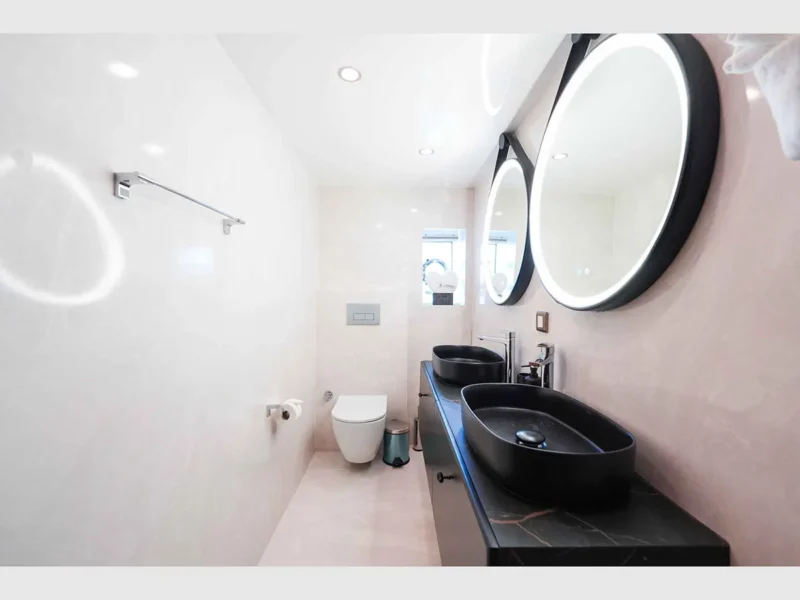 King of The Sea gulet luxury charter yacht interior double cabin 2 bathroom