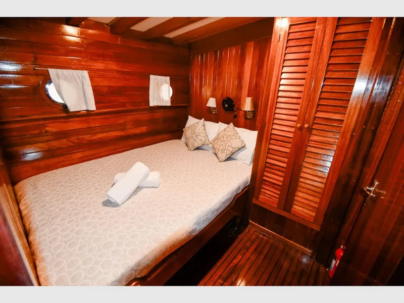 Sunworld 8 gulet charter yacht Bodrum, interior double cabin 1