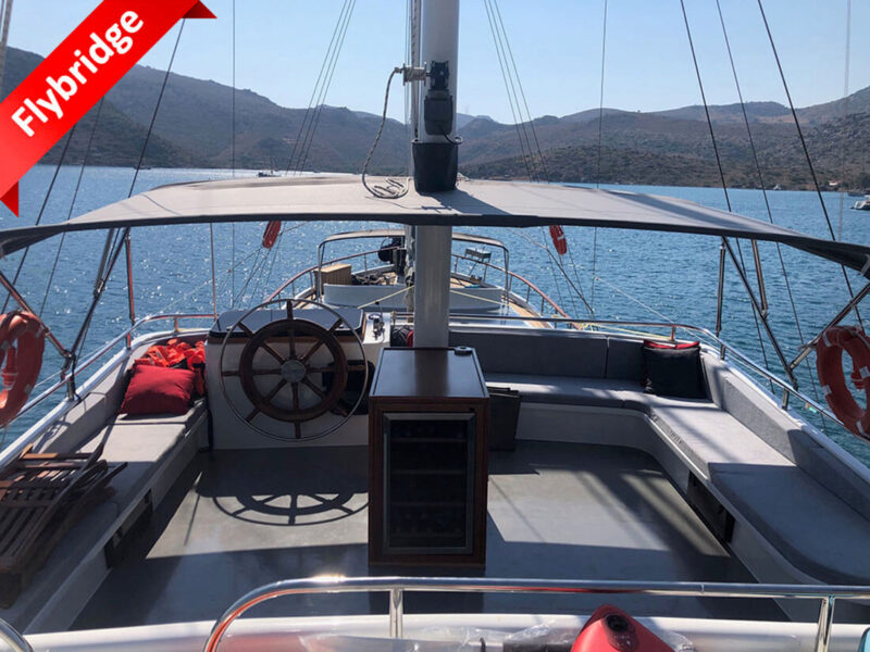 Gulet Bodrum Queen dış mekan üst güverte