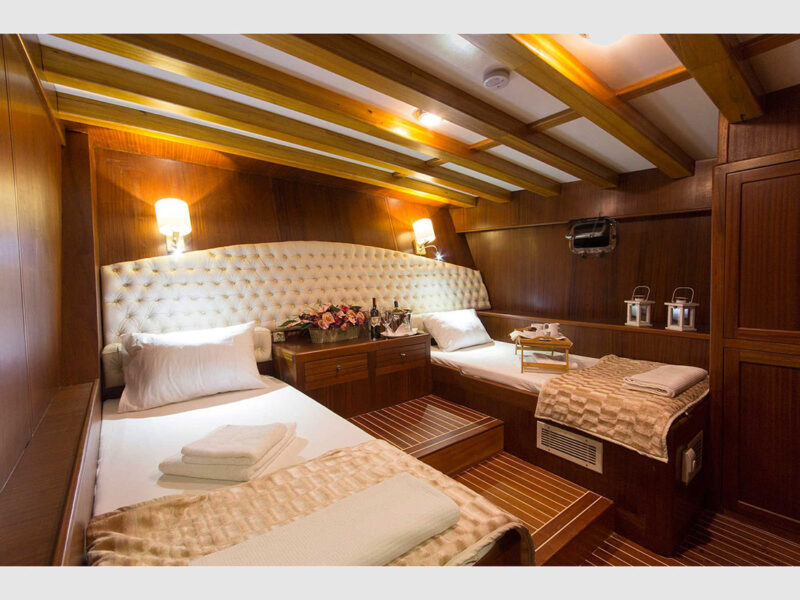 Boreas Gulet İç Mekan Twin Cabin