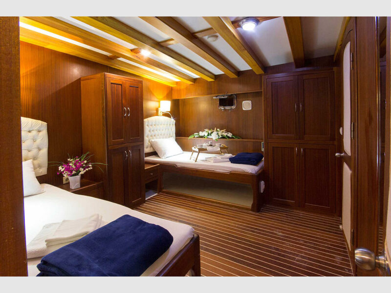 Boreas Gulet İç Mekan Twin Cabin